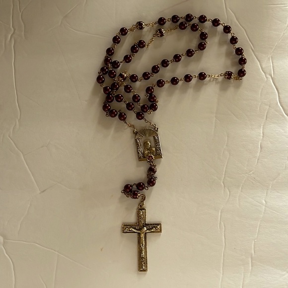 Prayer Gemstone Rosary $15 for one they are genuine lapis and other stones - Picture 5 of 7